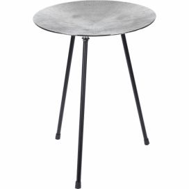 Home Styling Collection Kulatý konferenční stolek Tringon, barva stříbrná