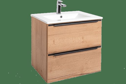 Koupelnová skříňka s umyvadlem Naturel Nobia 60x60x46 cm dub Sierra NOBIA60ZDS - Siko - koupelny - kuchyně