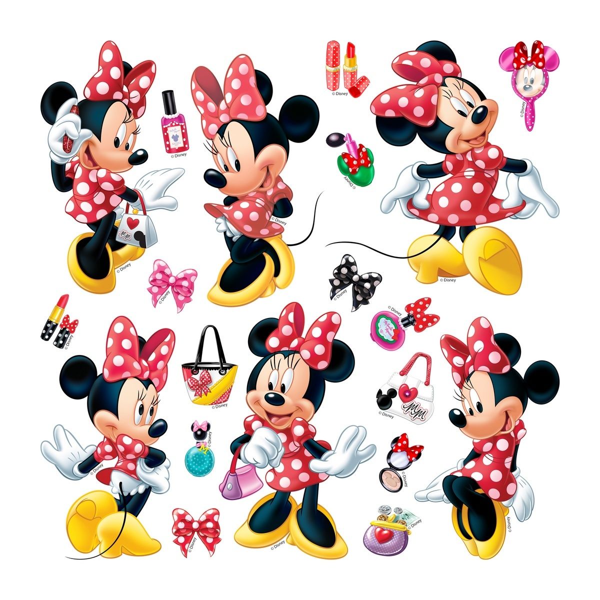 Samolepicí dekorace Minnie Mouse, 30 x 30 cm - 4home.cz