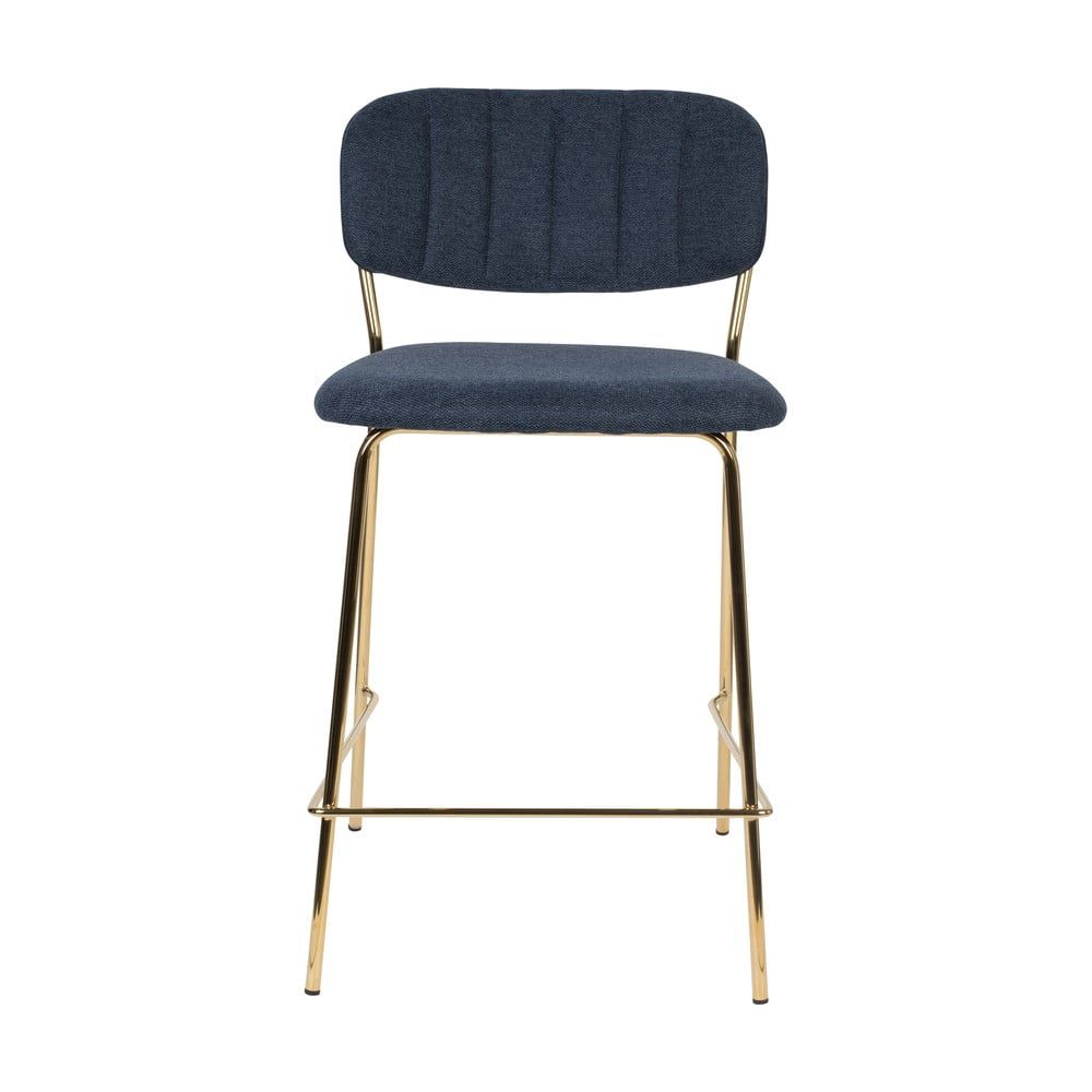 Modré barové židle v sadě 2 ks 89 cm Jolien – White Label - Bonami.cz