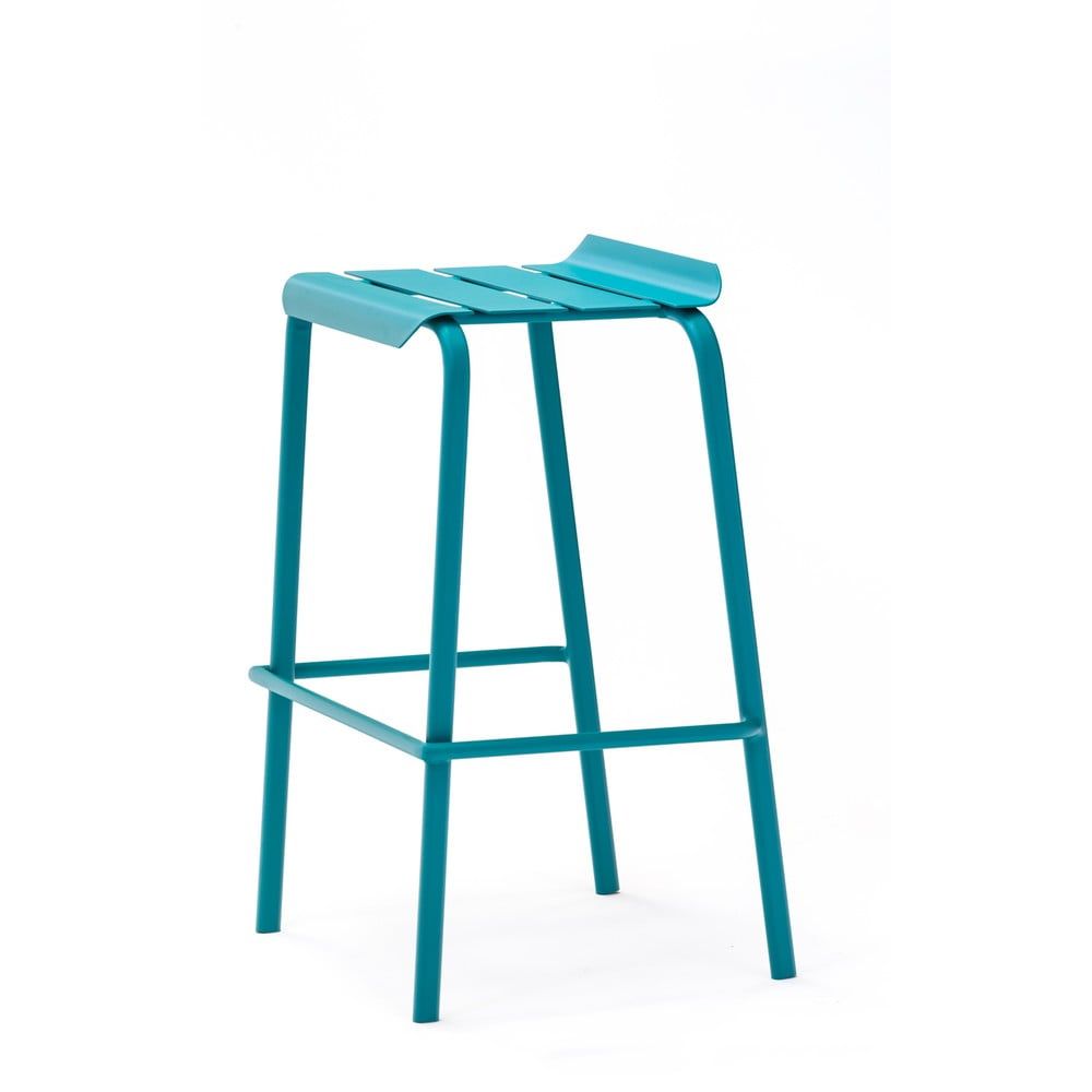 Modré kovové zahradní barové židle v sadě 4 ks Alicante – Ezeis - Bonami.cz