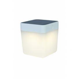 Lutec 6908001331 LED venkovní stolní solární lampička Table Cube 1x1W | 100lm | 3000K | IP44 - přenosná, bílá