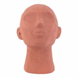Terakotově oranžová dekorativní soška PT LIVING Face Art, výška 22,8 cm Bonami.cz