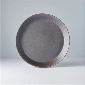 Made in Japan Mělký talíř Modern metalický 24 cm