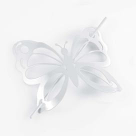 Douceur d\'intérieur Bílý motýl opona klip, 1 kus