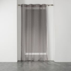 Douceur d\'intérieur Závěs na očkách ELEA, 140 x 240 cm, šedo-střibrný