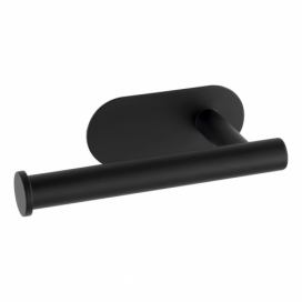 Matně černý samodržící držák na toaletní papír z nerezové oceli Orea – Wenko