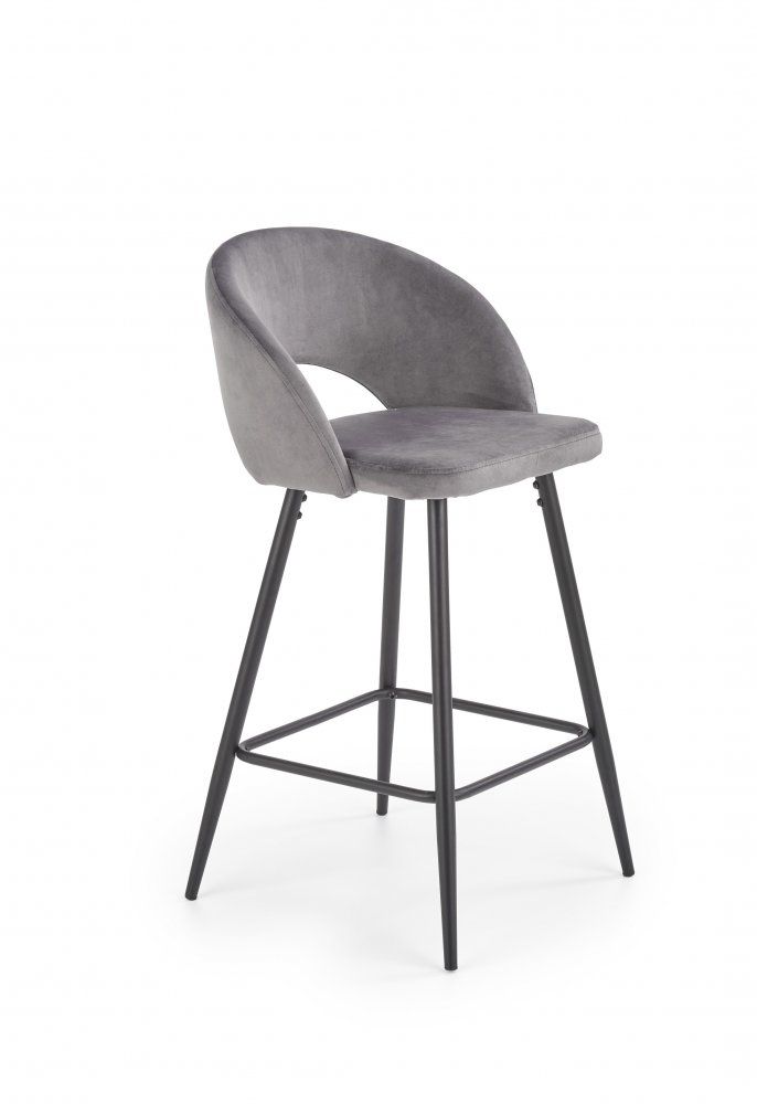 HALMAR Barová židle Ivy6 šedá - DEKORHOME.CZ