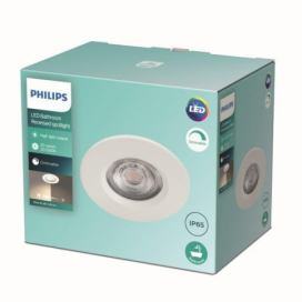 Philips Dive SL261 LED koupelnové zápustné bodové svítidlo 1x5W | 350lm | 2700K | IP65 - stmívatelné, ochrana EyeComfort, bílá
