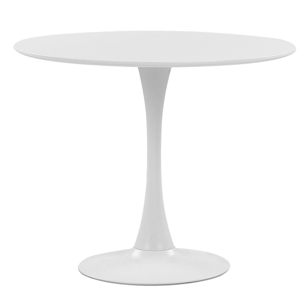 Kulatý jídelní stůl ⌀ 90 cm bílý BOCA - Mobler.cz