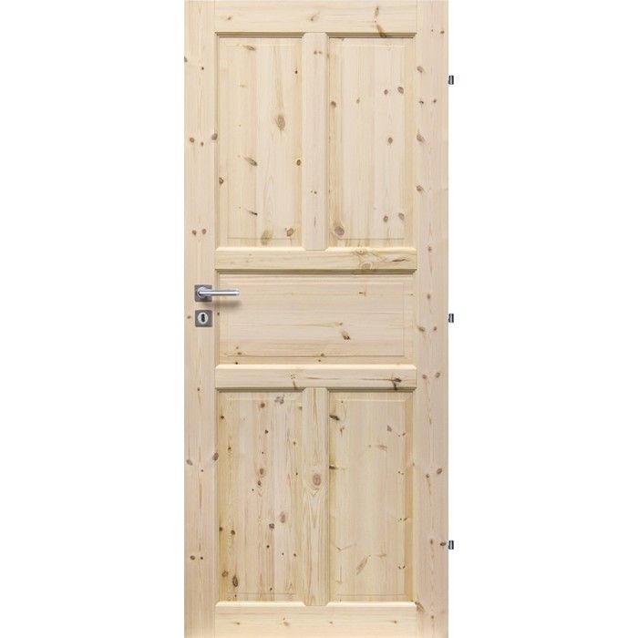ERKADO Dřevěné masivni dveře masiv z borovice LONDON PN (Kvalita B) - ERKADO CZ s.r.o.