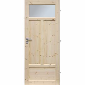 ERKADO Dřevěné masivni dveře masiv z borovice VERONA 1S (Kvalita B) ERKADO CZ s.r.o.