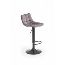 Halmar barová židle H95 barva: šedá