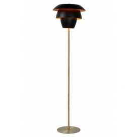 Černá kovová stojací lampa Pedrali L002ST/BA 180 cm