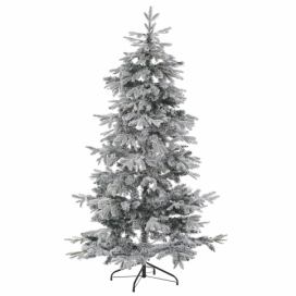 Zasněžený umělý vánoční stromek 180 cm bílý TOMICHI
