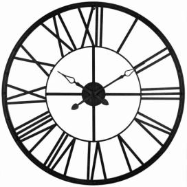 DekorStyle Nástěnné hodiny Luke 96 cm černé