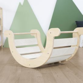 Benlemi Dětská Montessori balanční houpačka YUPEE Zvolte barvu: Bílá