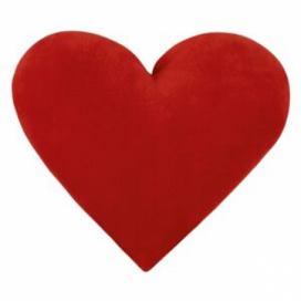 Bellatex Polštářek Srdce červené, 42 x 48 cm
