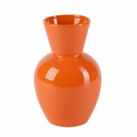 Váza Rotund natur, oranžová