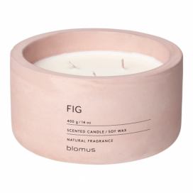 Vonná svíčka ze sojového vosku Fig rose velká FRAGA BLOMUS