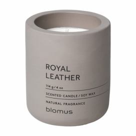 Vonná svíčka ze sojového vosku Royal Leather malá FRAGA BLOMUS