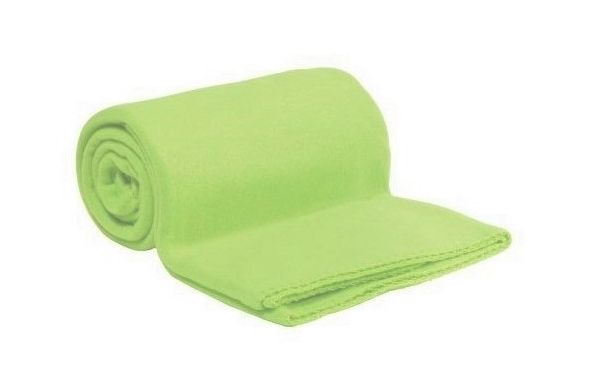 Fleecová deka světle zelená 150x200 cm - Výprodej Povlečení