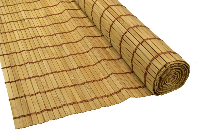 Vingo Bambusová rohož za postel hnědá Šířka rohože: 100 cm, Délka rohože: 200 cm - Vingo