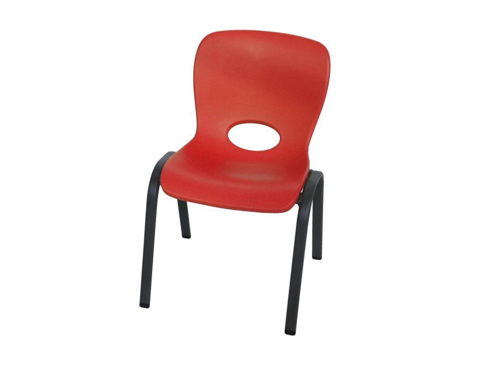 Dětská židle HDPE Dekorhome Červená - DEKORHOME.CZ