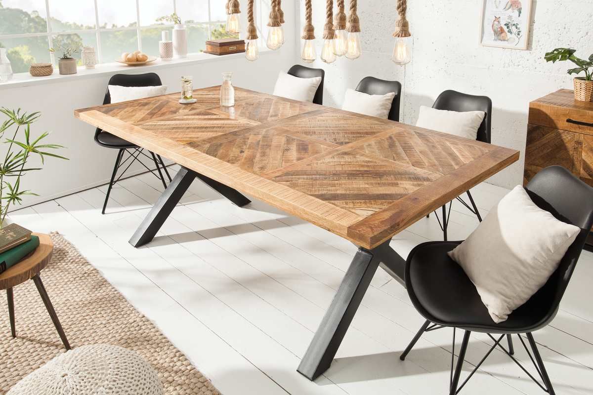 LuxD Designový jídelní stůl Allen Home 160 cm, mango - Estilofina-nabytek.cz