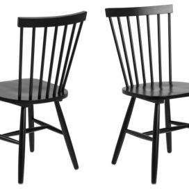 Dkton Designová jídelní židle Neri černá