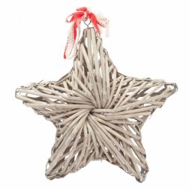 Závěsná ratanová hvězda - 35*7*35 cm Clayre & Eef LaHome - vintage dekorace