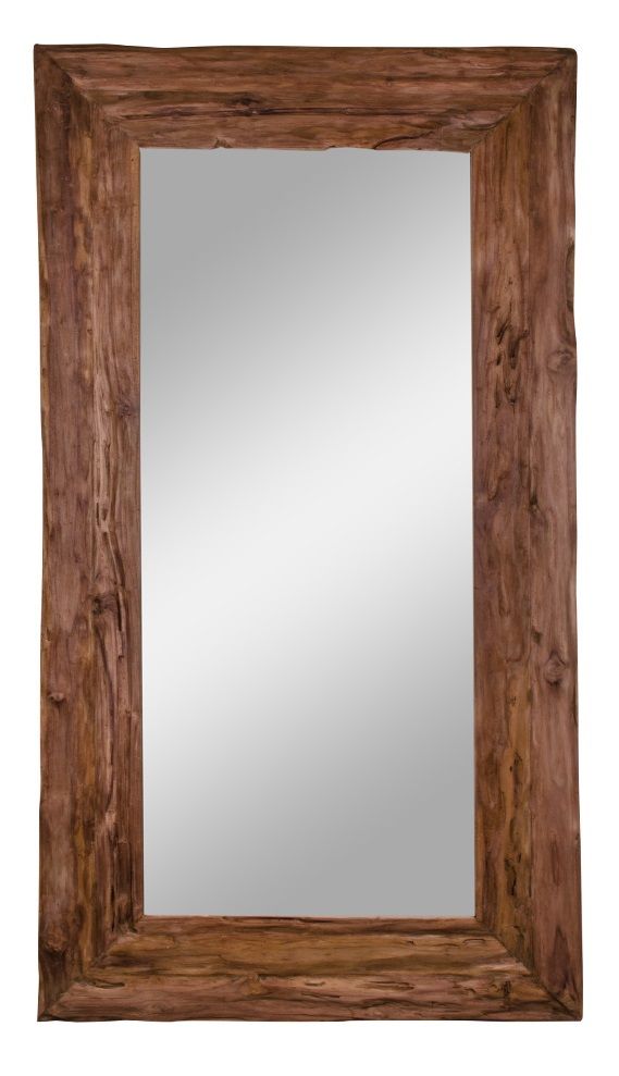 Nordic Living Masivní dřevěné závěsné zrcadlo Grane 101 x 180 cm - Designovynabytek.cz