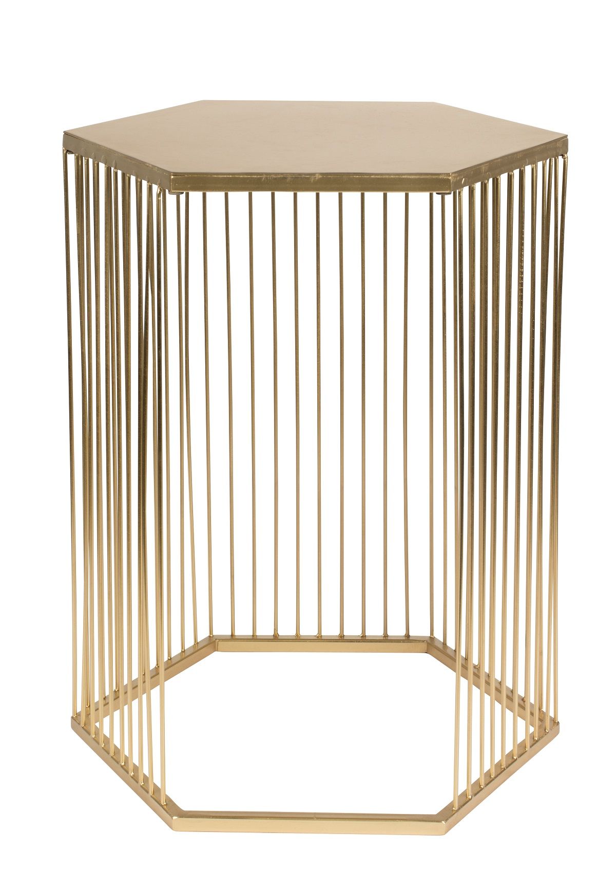 Zlatý kovový odkládací stolek ZUIVER QUEENBEE 40,5 x 35,5 cm - Designovynabytek.cz