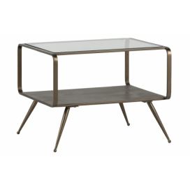 Designovynabytek.cz: Hoorns Mosazný konferenční stolek Clyde 60 x 50 cm