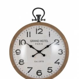 Nástěnné hodiny Grand Hotel - Ø 73*92cm J-Line by Jolipa
