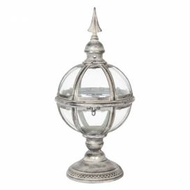 Kovová lucerna koule Ball - Ø 21*44 cm Clayre & Eef LaHome - vintage dekorace