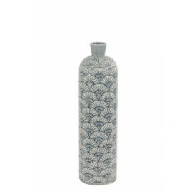Šedomodrá keramická váza Potenza - Ø16*59 cm Light & Living