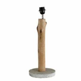 Dřevěná základna ke stolní lampě Eukalyptus - Ø18*30cm / E27 Mars & More