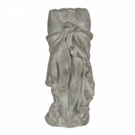 Květináč v designu nedokončené antické sochy Homme - 13*13*29 cm Clayre & Eef