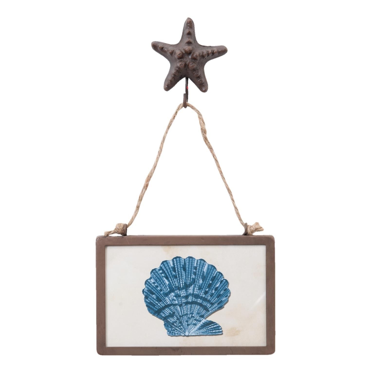 Obrázek modrá mušle - 15*3*30 cm Clayre & Eef - LaHome - vintage dekorace