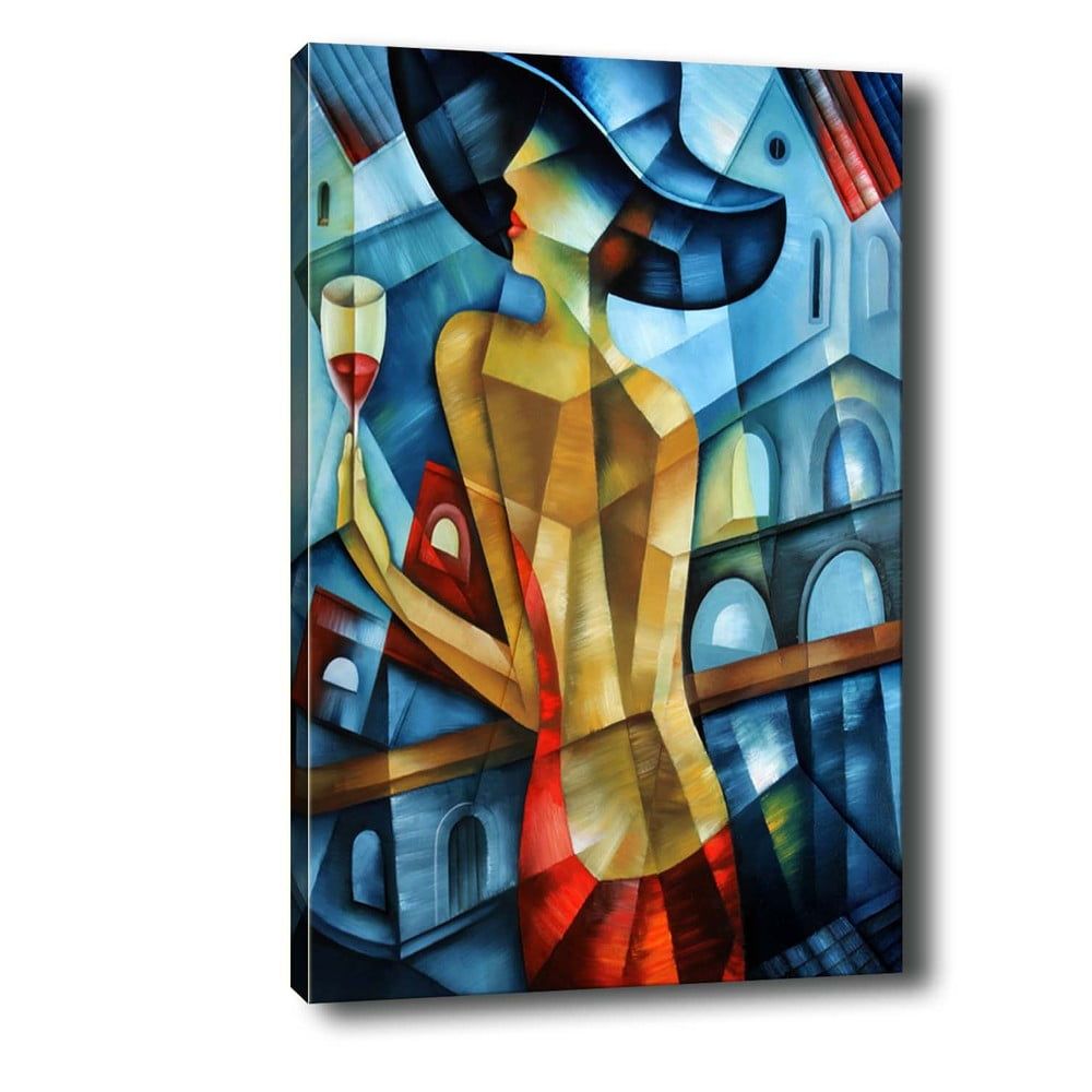 Obraz Tablo Center Cubistic Lady, 50 x 70 cm - Bonami.cz