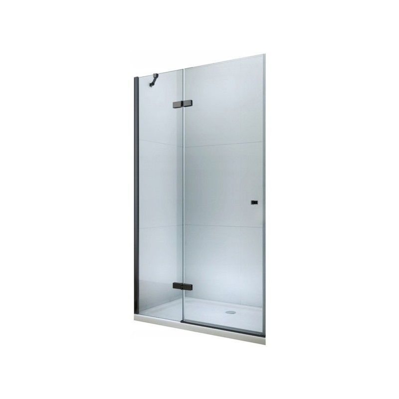 Sprchové dveře MEXEN ROMA černé, 80 CM - Houseland.cz