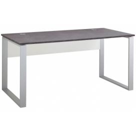 Bílo hnědý dřevěný pracovní stůl GEMA Alaine 160 x 80 cm