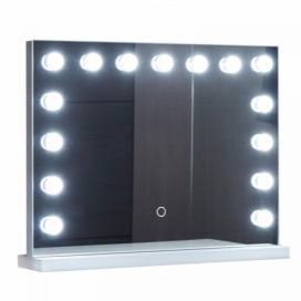 Aquamarin Koupelnové LED zrcadlo Hollywood, 58 x 43 cm Kokiskashop.cz