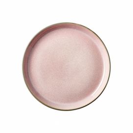 Růžovošedý dezertní  talíř z kameniny ø 17 cm Mensa – Bitz