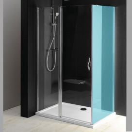 GELCO - ONE sprchové dveře s pevnou částí 1100 čiré sklo GO4811