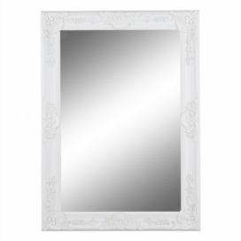 ATAN Zrcadlo MALKIA TYP 9 - dřevěný rám bílé barvy - doprodej