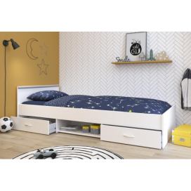 Aldo Dětská postel s prostorem bílá Alpha II