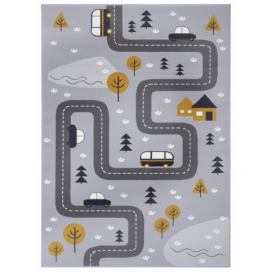 Hanse Home Dětský koberec Adventures 104535 šedá 80x150 cm