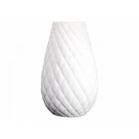 Dekorativní keramická váza LINA 2 Bílá